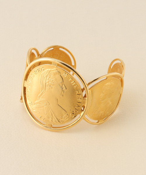 VERMEIL par iena（ヴェルメイユパーイエナ）の「【BEN AMUN/ベン アムン】 コインバングル◆（バングル/リストバンド・レディース・ゴールド・FREE）」の8枚目の写真