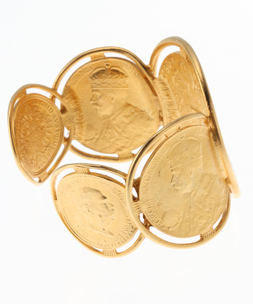 VERMEIL par iena（ヴェルメイユパーイエナ）の「【BEN AMUN/ベン アムン】 コインバングル◆（バングル/リストバンド・レディース・ゴールド・FREE）」の10枚目の写真