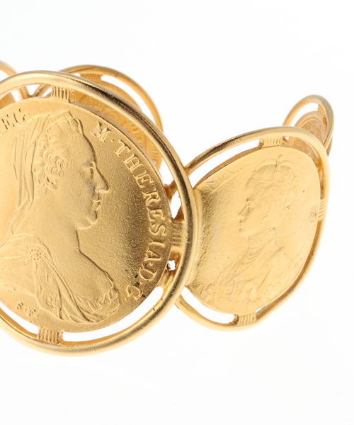 VERMEIL par iena（ヴェルメイユパーイエナ）の「【BEN AMUN/ベン アムン】 コインバングル◆（バングル/リストバンド・レディース・ゴールド・FREE）」の12枚目の写真