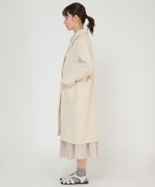 LBC（エルビーシー）の「LBC チェスターコート（チェスターコート・レディース・ネイビー/オフホワイト・M/L）」の6枚目の写真