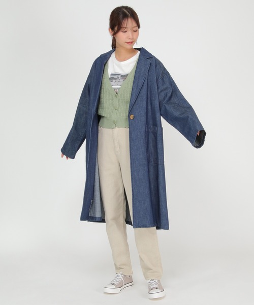 LBC（エルビーシー）の「LBC チェスターコート（チェスターコート・レディース・ネイビー/オフホワイト・M/L）」の19枚目の写真