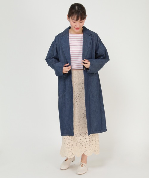 LBC（エルビーシー）の「LBC チェスターコート（チェスターコート・レディース・ネイビー/オフホワイト・M/L）」の20枚目の写真