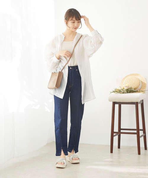 welleg(ウェレッグ)の「編み込みベルト クッションサンダル(サンダル・レディース・ブラック/グレー/ダークブラウン・23.0cm/24.5cm/23.5cm/24.0cm/22.5cm)」の18枚目の写真