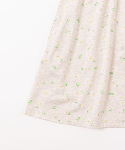 KP(ケーピー)の「【日本製】花柄とドットの切替え天竺ワンピース(100-130cm)(ワンピース・キッズ・オートミール/ブルー系その他・110cm/100cm/120cm/130cm)」の15枚目の写真