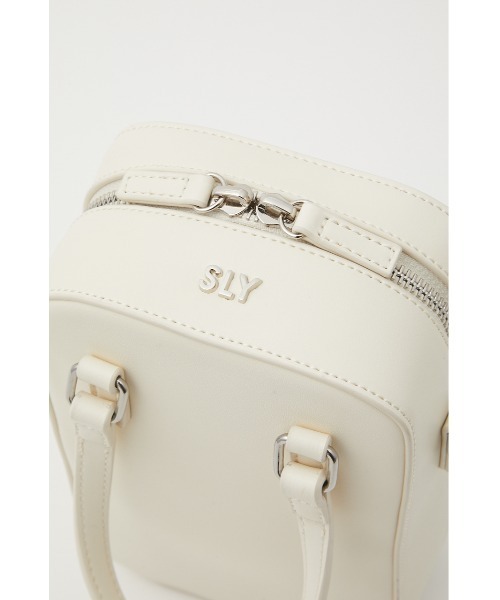 SLY(スライ)の「SQUARE BAG スクエア バッグ(ショルダーバッグ・レディース・オレンジ/アイボリー/ブラック・FREE)」の9枚目の写真