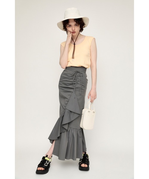 SLY(スライ)の「SQUARE BAG スクエア バッグ(ショルダーバッグ・レディース・オレンジ/アイボリー/ブラック・FREE)」の22枚目の写真