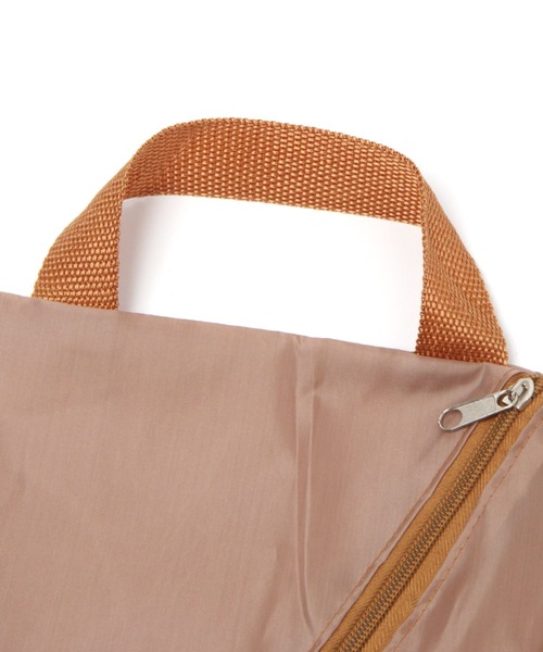 LAKOLE（ラコレ）の「ジッパーバッグ / 275477（エコバッグ/サブバッグ・レディース・ライトブラウン/グリーン/グレー/ブラック/ホワイト・FREE）」の9枚目の写真