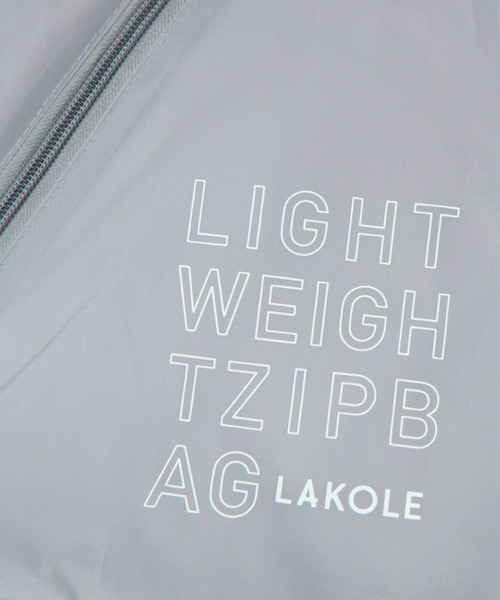 LAKOLE（ラコレ）の「ジッパーバッグ / 275477（エコバッグ/サブバッグ・レディース・ライトブラウン/グリーン/グレー/ブラック/ホワイト・FREE）」の17枚目の写真