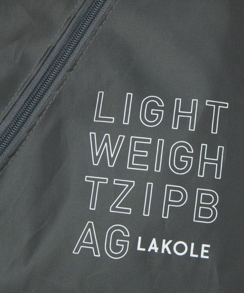 LAKOLE（ラコレ）の「ジッパーバッグ / 275477（エコバッグ/サブバッグ・レディース・ライトブラウン/グリーン/グレー/ブラック/ホワイト・FREE）」の15枚目の写真