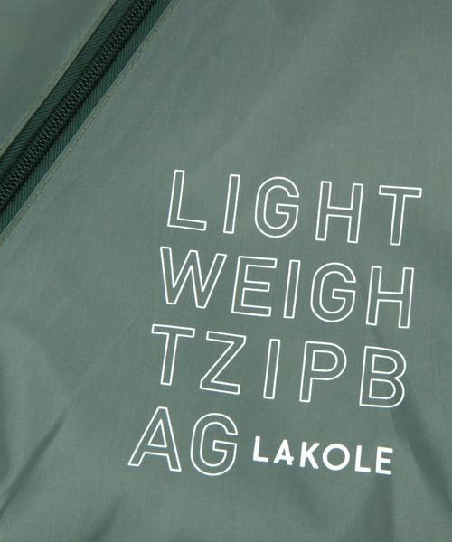 LAKOLE（ラコレ）の「ジッパーバッグ / 275477（エコバッグ/サブバッグ・レディース・ライトブラウン/グリーン/グレー/ブラック/ホワイト・FREE）」の10枚目の写真