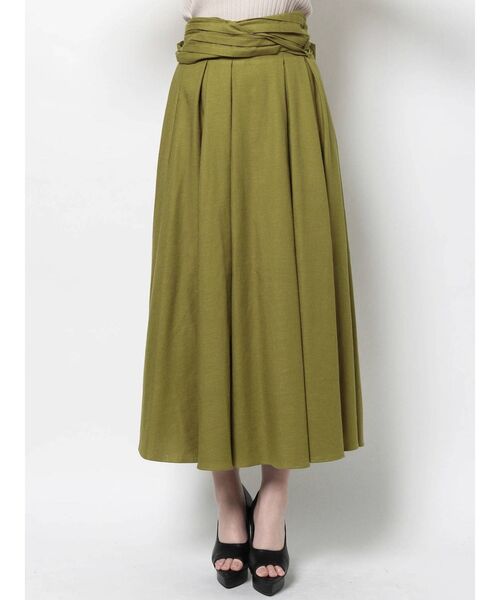 RESEXXY（リゼクシー）の「バックリボンフレアスカート（スカート・レディース・ブラウン/グリーン/アイボリー・FREE）」の19枚目の写真