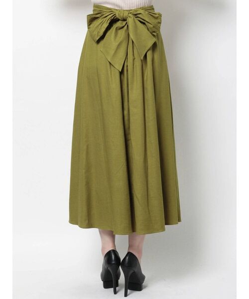 RESEXXY（リゼクシー）の「バックリボンフレアスカート（スカート・レディース・ブラウン/グリーン/アイボリー・FREE）」の21枚目の写真