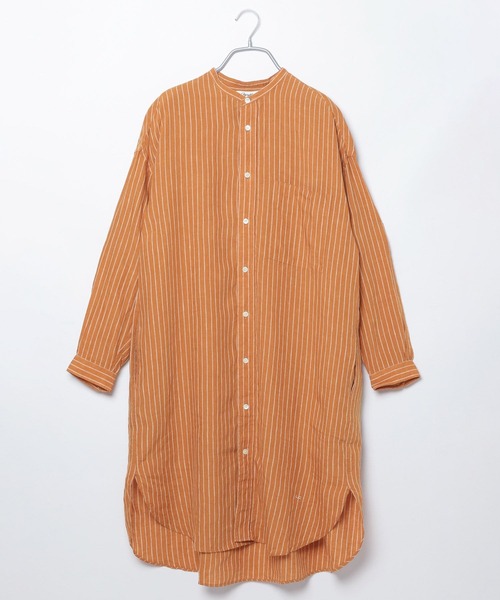 Gymphlex ジムフレックス ワンピース リネンストライプワンピース ワンピース And And ニコアンド のワンピース And ニコアンド のファッション Niko