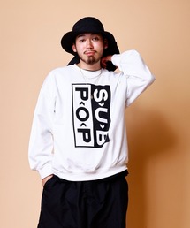 SUB POP（サブポップ）の「BIG CREW SWEAT "BIG VERTICAL" /ビッグ クルースウェット ”ビッグ ヴァーティカル”（スウェット）」