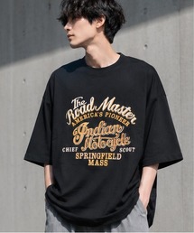 INDIAN（インディアン）の「《Bl》ネイティブロゴオーバーサイズTシャツ 半袖 / INDIAN（Tシャツ/カットソー）」