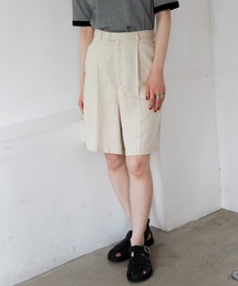 feepur | リネンブレンドハーフパンツ(その他パンツ)