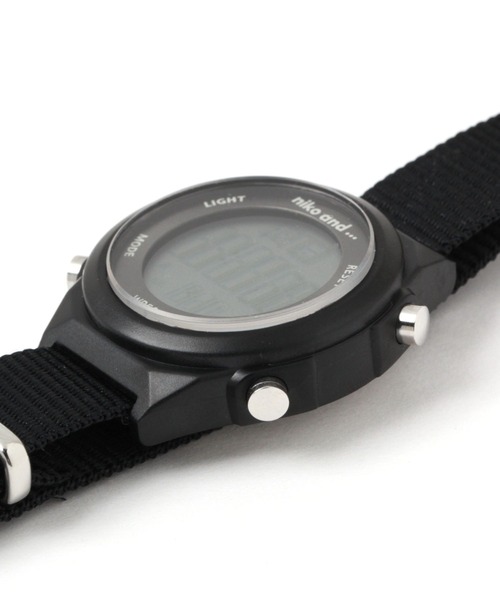 niko and...（ニコアンド）の「チェンジベルトデジタルウォッチ（デジタル腕時計・レディース・ブラック/ベージュ/グリーン・0）」の6枚目の写真