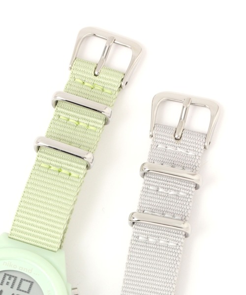 niko and...（ニコアンド）の「チェンジベルトデジタルウォッチ（デジタル腕時計・レディース・ブラック/ベージュ/グリーン・0）」の12枚目の写真