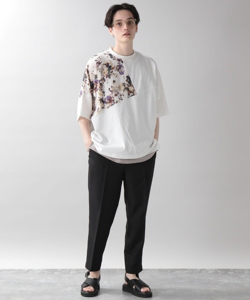 RAGEBLUE(レイジブルー)の「フハク柄キリカエTシャツ(Tシャツ/カットソー・メンズ・ブラック/ホワイト系その他2/ホワイト系その他3/その他8・MEDIUM/LARGE)」の22枚目の写真