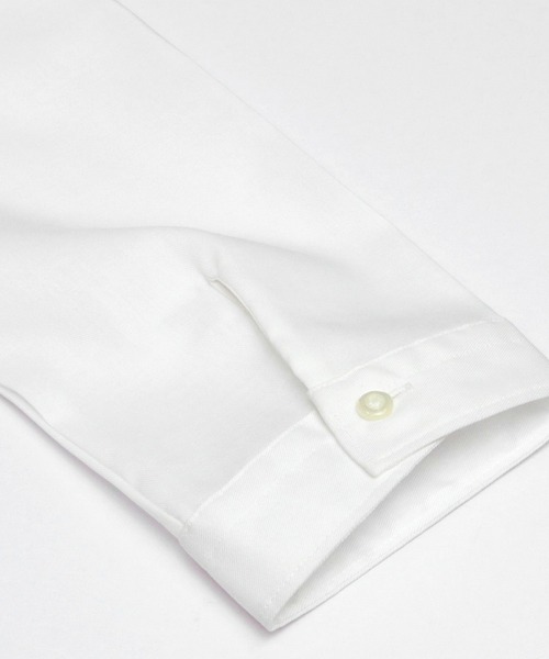 TOKYO SHIRTS(トウキョウシャツ)の「SUPIMA 形態安定ノーアイロン レギュラー衿 七分袖ビジネスワイシャツ(ビジネスシャツ・レディース・ホワイト・LL/XL/L/M/S)」の2枚目の写真