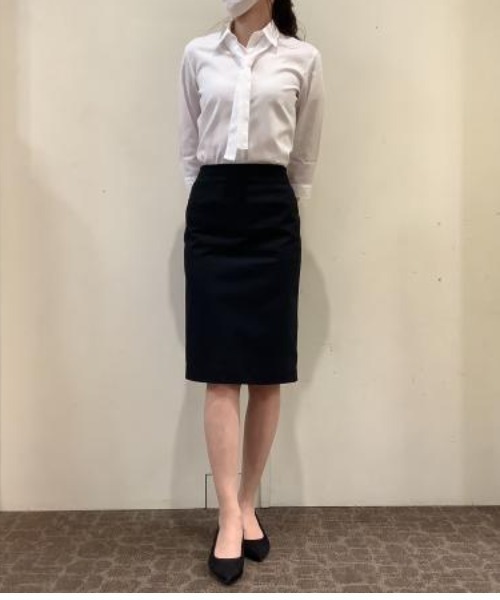 TOKYO SHIRTS(トウキョウシャツ)の「SUPIMA 形態安定ノーアイロン レギュラー衿 七分袖ビジネスワイシャツ(ビジネスシャツ・レディース・ホワイト・LL/XL/L/M/S)」の12枚目の写真