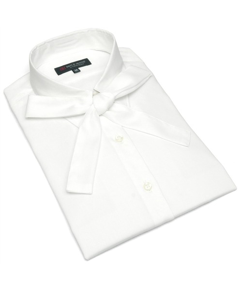 TOKYO SHIRTS(トウキョウシャツ)の「SUPIMA 形態安定ノーアイロン レギュラー衿 七分袖ビジネスワイシャツ(ビジネスシャツ・レディース・ホワイト・LL/XL/L/M/S)」の13枚目の写真