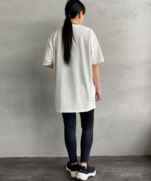 The Endless Summer（エンドレスサマー）の「[THE ENDLESS SUMMER/エンドレスサマー] 別注 ワンポイントBUHI刺繍Tシャツ（Tシャツ/カットソー・レディース・ホワイト/ブラック/ベージュ・M/L/XL）」の22枚目の写真