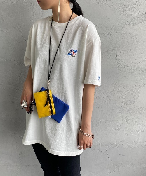The Endless Summer（エンドレスサマー）の「[THE ENDLESS SUMMER/エンドレスサマー] 別注 ワンポイントBUHI刺繍Tシャツ（Tシャツ/カットソー・レディース・ホワイト/ブラック/ベージュ・M/L/XL）」の17枚目の写真