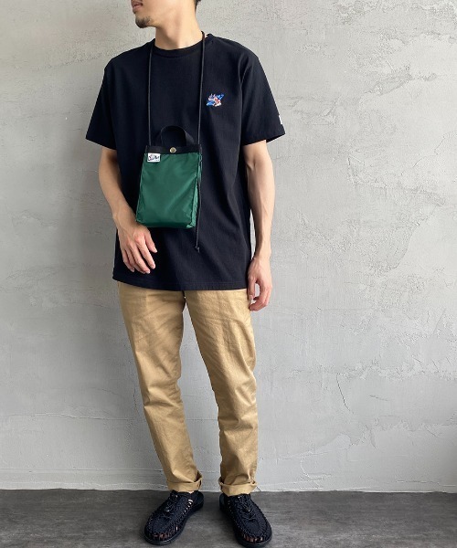 The Endless Summer（エンドレスサマー）の「[THE ENDLESS SUMMER/エンドレスサマー] 別注 ワンポイントBUHI刺繍Tシャツ（Tシャツ/カットソー・レディース・ホワイト/ブラック/ベージュ・M/L/XL）」の7枚目の写真