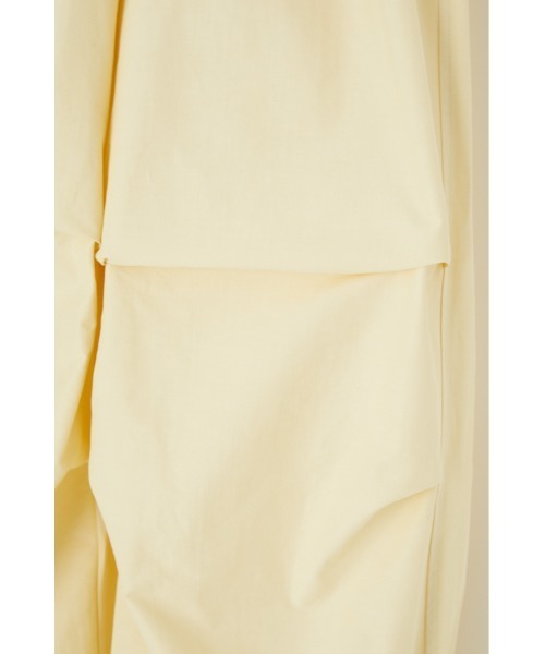 MOUSSY(マウジー)の「DRAWSTRING TUCK パンツ(カーゴパンツ・レディース・ブラック/ライトカーキ/キナリ・0/1/2)」の5枚目の写真