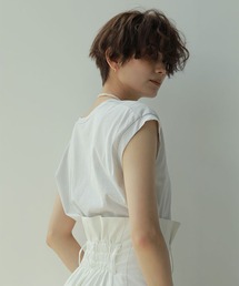 ETRE TOKYO | ラウンドネックノースリトップス(Tシャツ/カットソー)