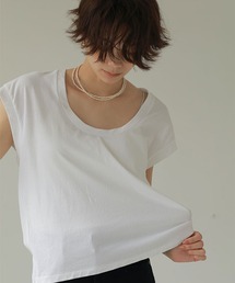 ETRE TOKYO | ラウンドネックノースリトップス(Tシャツ/カットソー)