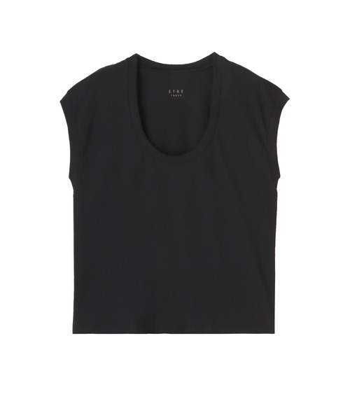 ETRE TOKYO(エトレトウキョウ)の「ラウンドネックノースリトップス(Tシャツ/カットソー・レディース・ブラック/ホワイト/グレー・FREE)」の12枚目の写真