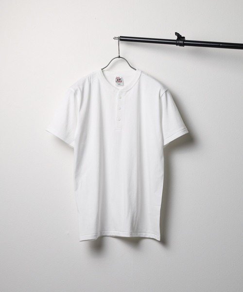 B.I.D.(ビーアイディー)の「《オープンエンド》 マックスウェイト ヘンリーネックTシャツ【W】【it】【FE】(Tシャツ/カットソー・レディース・ブラック/インディゴブルー/スミクロ/アーミー/ホワイト/ナチュラル・MEDIUM/X-LARGE/LARGE)」の9枚目の写真