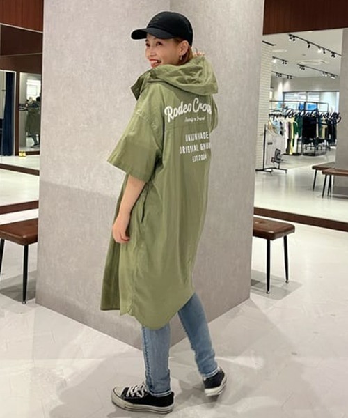 CHEEZE˓˓༼ˀᵕ̈༽ ミリタリー ロングシャツワンピース ワイド ゆったり