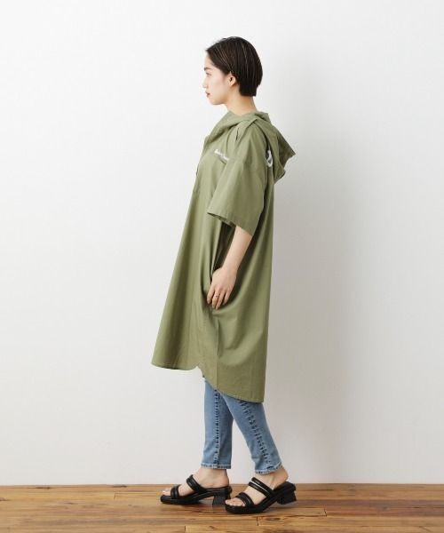 CHEEZE˓˓༼ˀᵕ̈༽ ミリタリー ロングシャツワンピース ワイド ゆったり