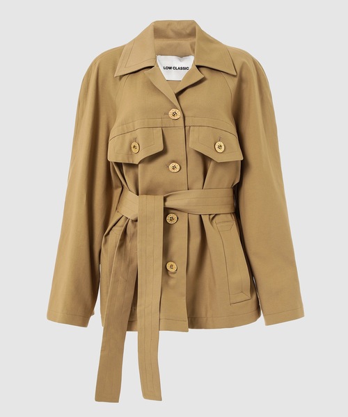 LOW CLASSIC(ロウ クラシック)の「DOWN POCKET JACKET(その他アウター・レディース・ベージュ・S/M)」の5枚目の写真