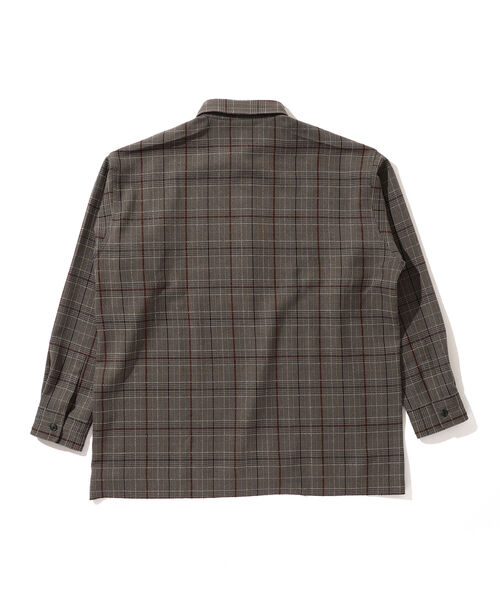 BEAMS(ビームス)の「BEAMS / チェック プルオーバ シャツ(シャツ/ブラウス・メンズ・チャコールグレー/ライトブラウン・S/M/L/XL)」の22枚目の写真