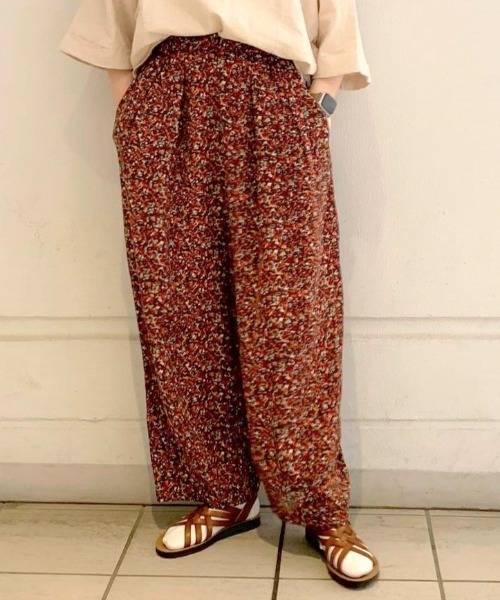 studio CLIP（スタディオクリップ）の「【接触冷感/吸水速乾/UV/洗える】シワになりにくいゆったりパンツ（その他パンツ・レディース・その他1/その他2/その他3/その他4・FREE）」の2枚目の写真