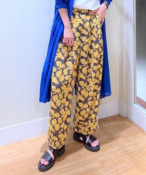 studio CLIP（スタディオクリップ）の「【接触冷感/吸水速乾/UV/洗える】シワになりにくいゆったりパンツ（その他パンツ・レディース・その他1/その他2/その他3/その他4・FREE）」の3枚目の写真