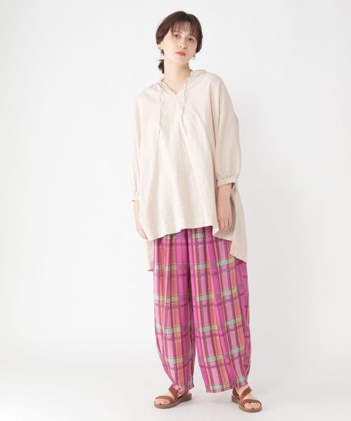 studio CLIP（スタディオクリップ）の「【接触冷感/吸水速乾/UV/洗える】シワになりにくいゆったりパンツ（その他パンツ・レディース・その他1/その他2/その他3/その他4・FREE）」の9枚目の写真