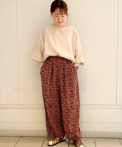 studio CLIP（スタディオクリップ）の「【接触冷感/吸水速乾/UV/洗える】シワになりにくいゆったりパンツ（その他パンツ・レディース・その他1/その他2/その他3/その他4・FREE）」の21枚目の写真