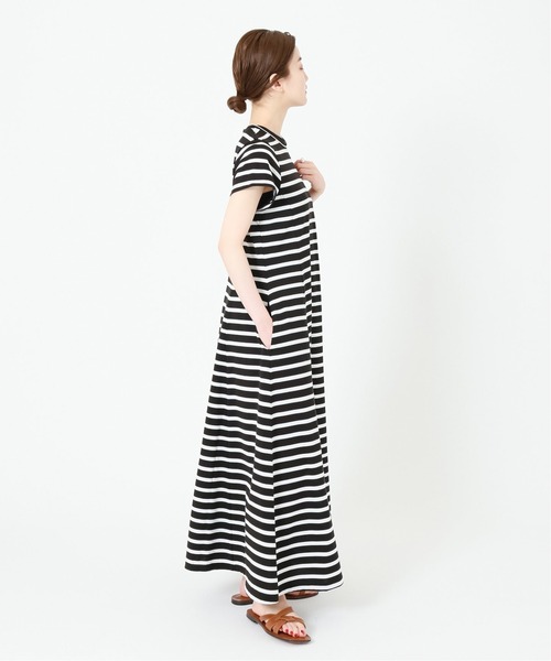 【美品】IENA ULTIMA ladyワンピース イエナ ボーダー 38 IENA（イエナ）の「ULTIMA ladyワンピース（ワンピース）」 - WEAR