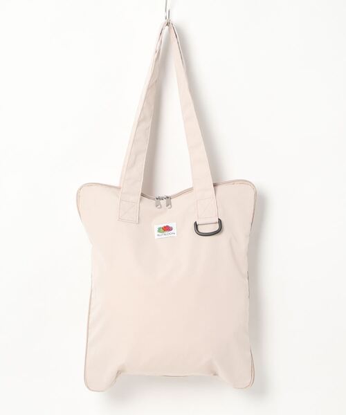 FRUIT OF THE LOOM（フルーツオブザルーム）の「【FRUIT OF THE LOOM】NYLON  ROUND FASNAR TOTE BAG/ナイロントートバッグ（トートバッグ・メンズ・ブラック/ネイビー/ピンク/ミント/グレー/ベージュ・FREE）」の3枚目の写真