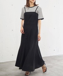 tiptop | リネンタッチマーメイドジャンパースカート(ジャンパースカート)