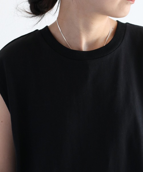 cepo（セポ）の「ノースリーブカットワンピース　WEB限定カラー（ワンピース・レディース・ブラウン/ネイビー/グリーン/ブラック・M）」の7枚目の写真