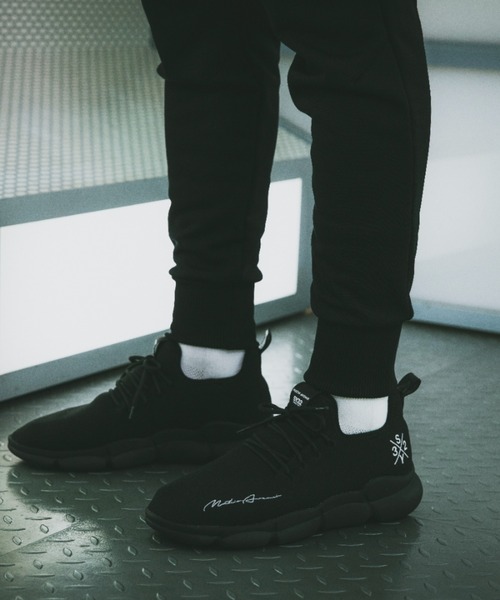 SY32 by SWEET YEARS(エスワイサーティトゥバイスィートイヤーズ)の「【WEB限定】MATIN AVENIR×SY32 by SWEETYEARS ×ROYAL FLASH/COLLABORATION KNIT SNEAKERS(スニーカー・メンズ・ホワイト/ブラック・41/42/43/40)」の11枚目の写真