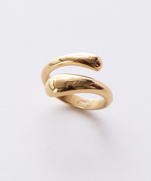 RIVE DROITE（リヴドロワ）の「R.good/アールドットグッド ステンレスカールリング（リング・レディース・ゴールド・13）」の4枚目の写真