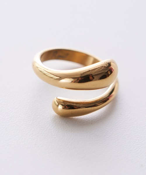 RIVE DROITE（リヴドロワ）の「R.good/アールドットグッド ステンレスカールリング（リング・レディース・ゴールド・13）」の6枚目の写真