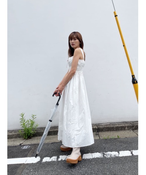 MOUSSY GATHER キャミドレス MOUSSY | GATHER キャミドレス (ワンピース(ロング） ) |SHEL
